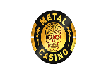 Metal casino logo